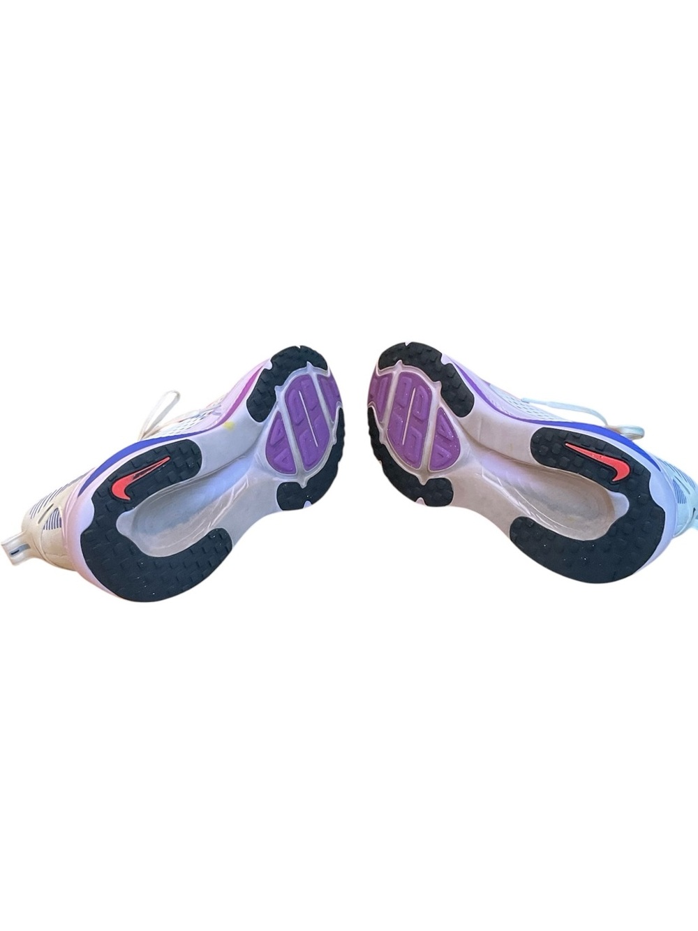 Nike Vomero 18 Women’s Running Shoes White Violet Mist Sapphire Hot Lava Size 10 - Picture 6 of 7